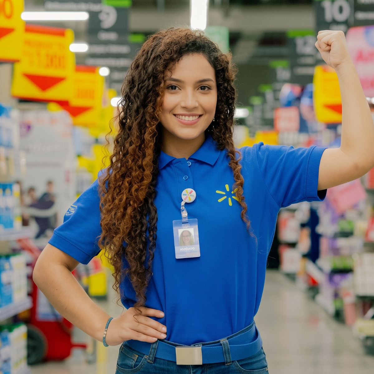 Asociada de Walmart Chile en tienda