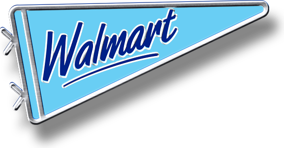 Pin banderín Walmart